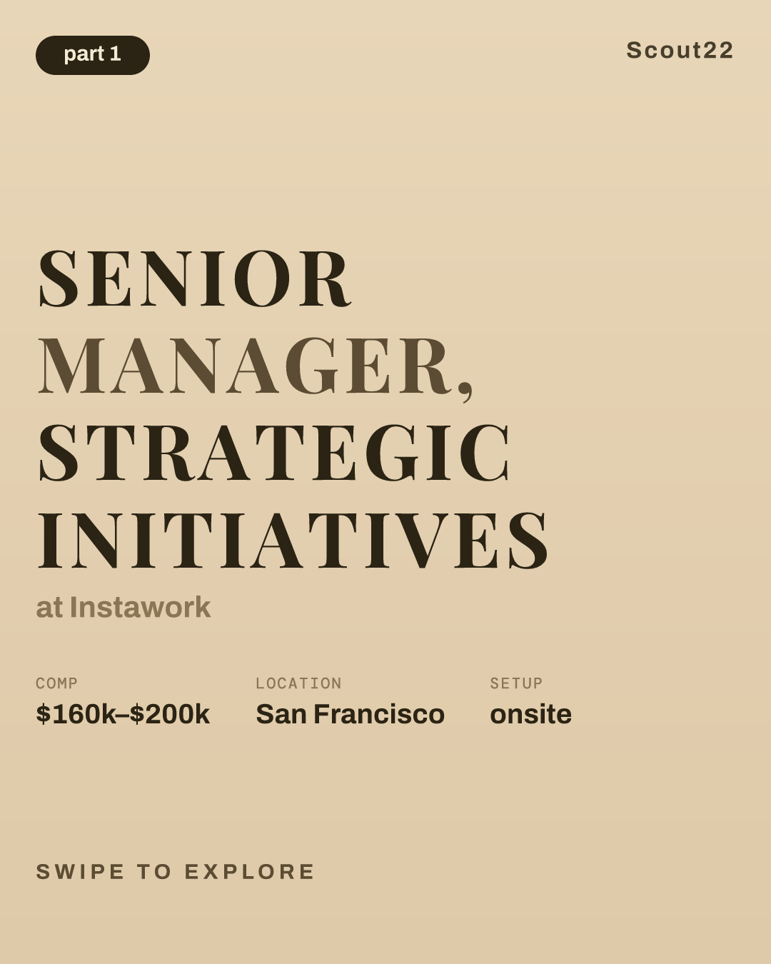 Senior Manager, Strategic Initiatives at Instawork