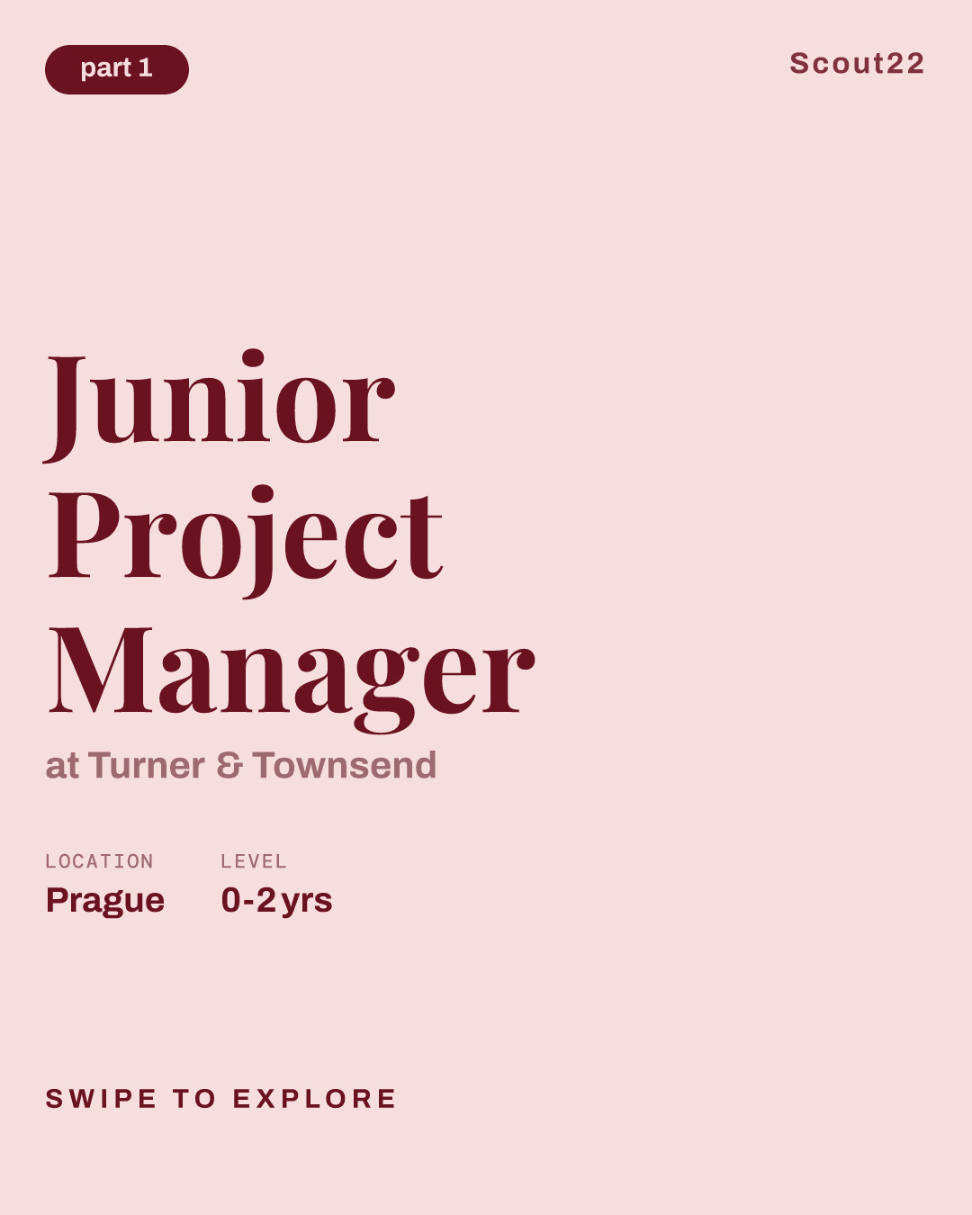 Junior Project Manager at Turner & Townsend