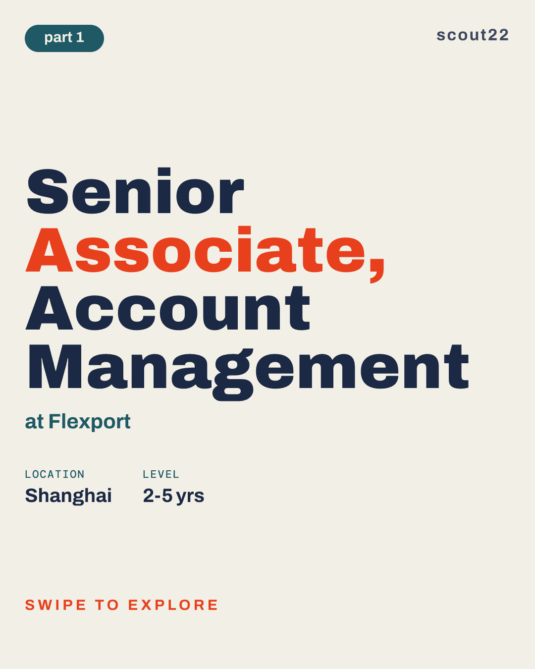 Senior Associate, Account Management at Flexport