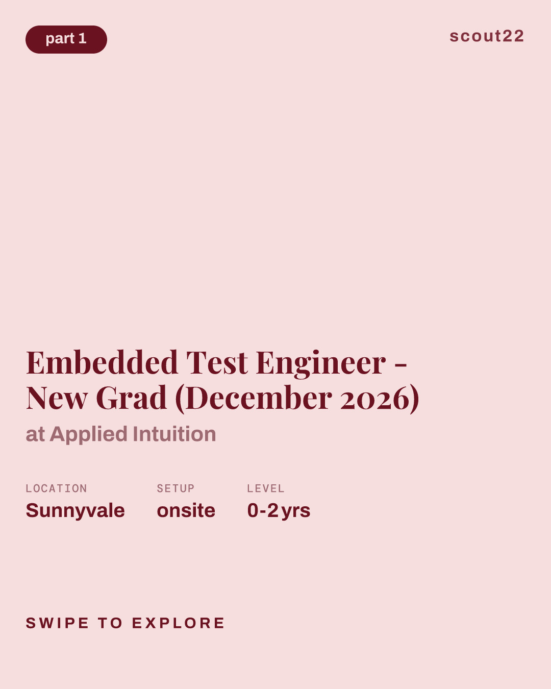Embedded Test Engineer - New Grad (December 2026) at Applied Intuition