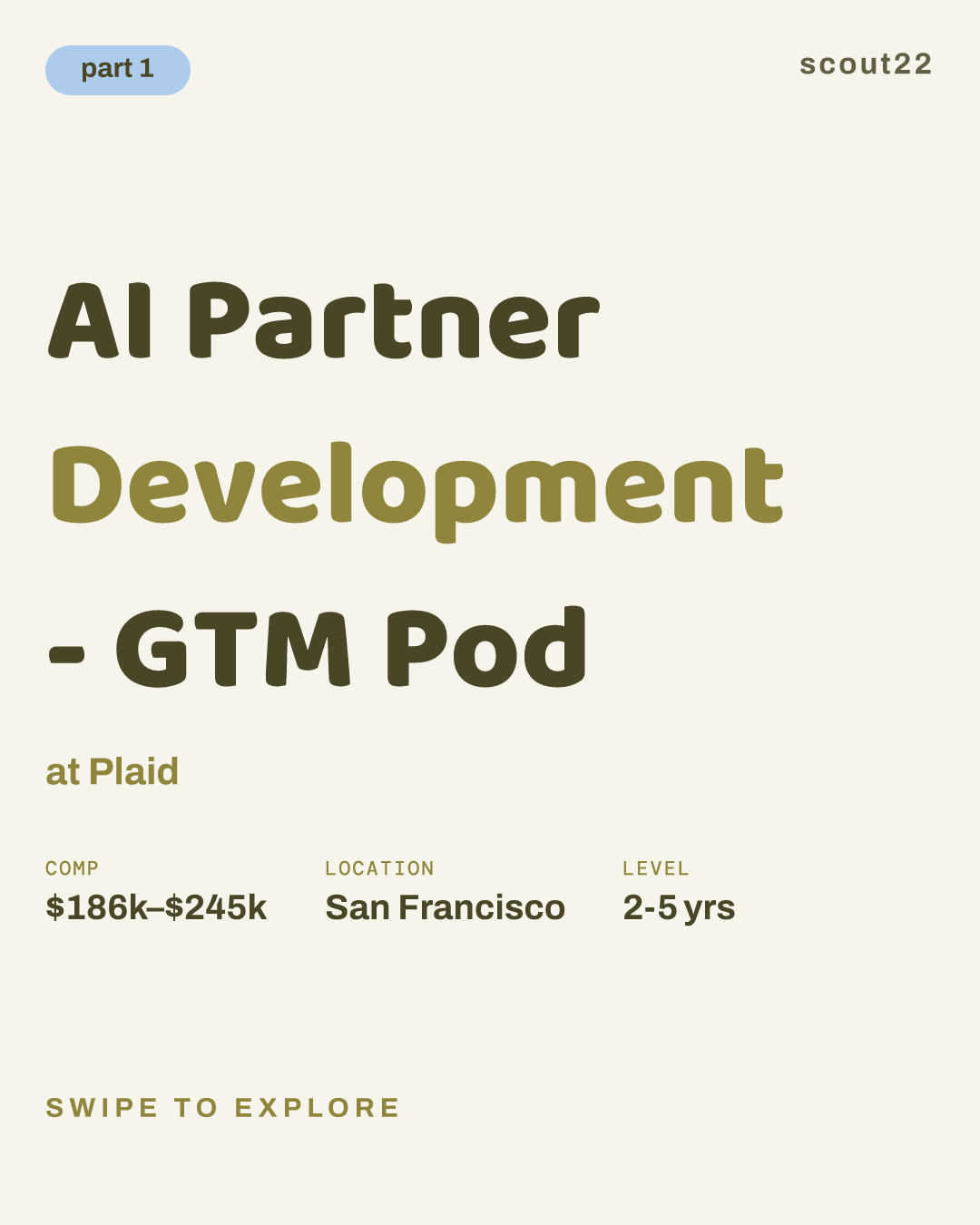 AI Partner Development - GTM Pod at Plaid