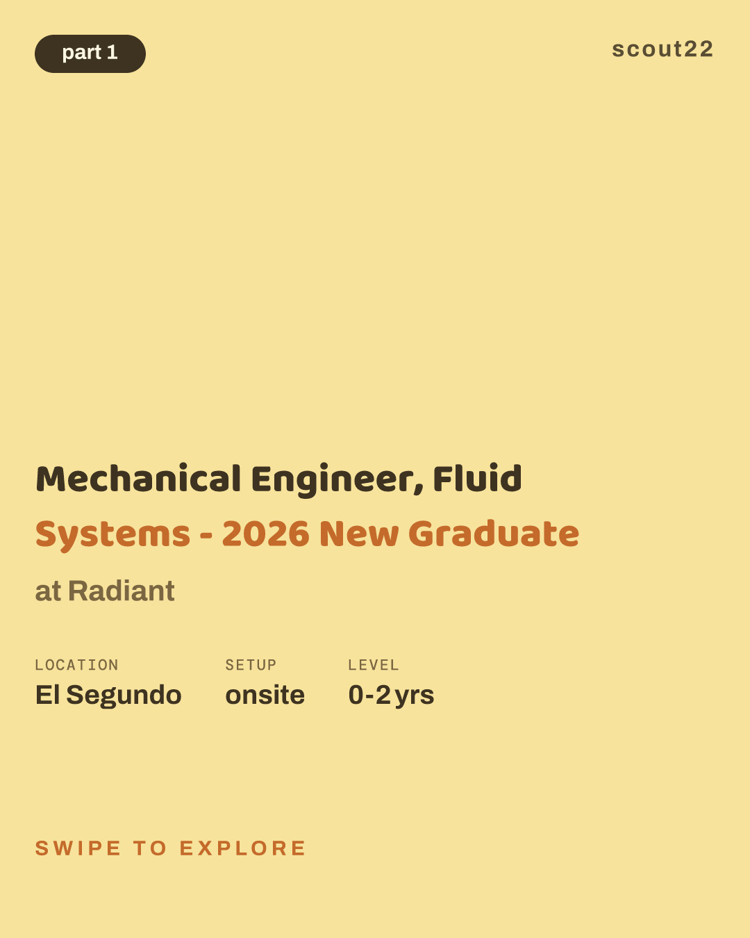 Mechanical Engineer, Fluid Systems - 2026 New Graduate at Radiant