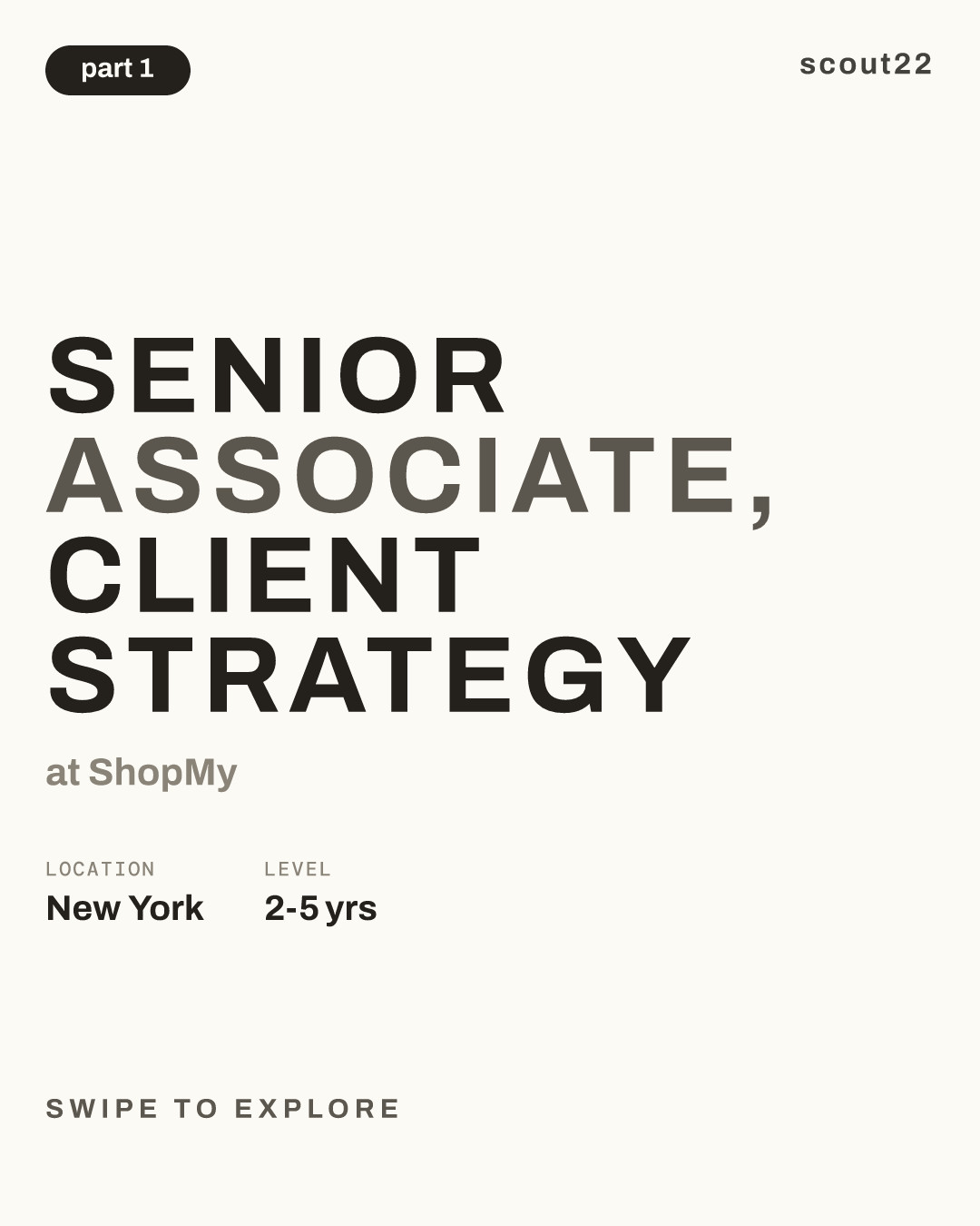 Senior Associate, Client Strategy at ShopMy