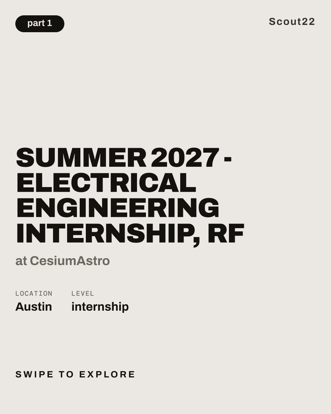 Summer 2027 - Electrical Engineering Internship, RF at CesiumAstro