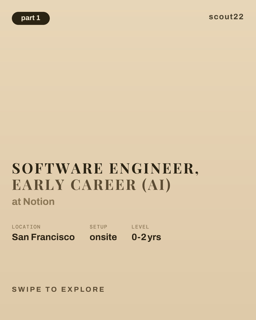 Software Engineer, Early Career (AI) at Notion