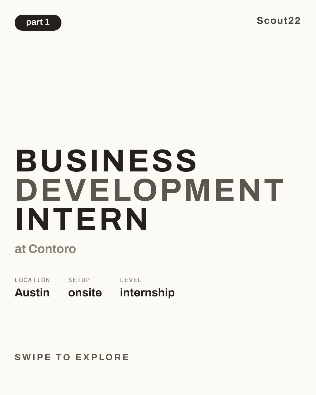 Business Development Intern at Contoro