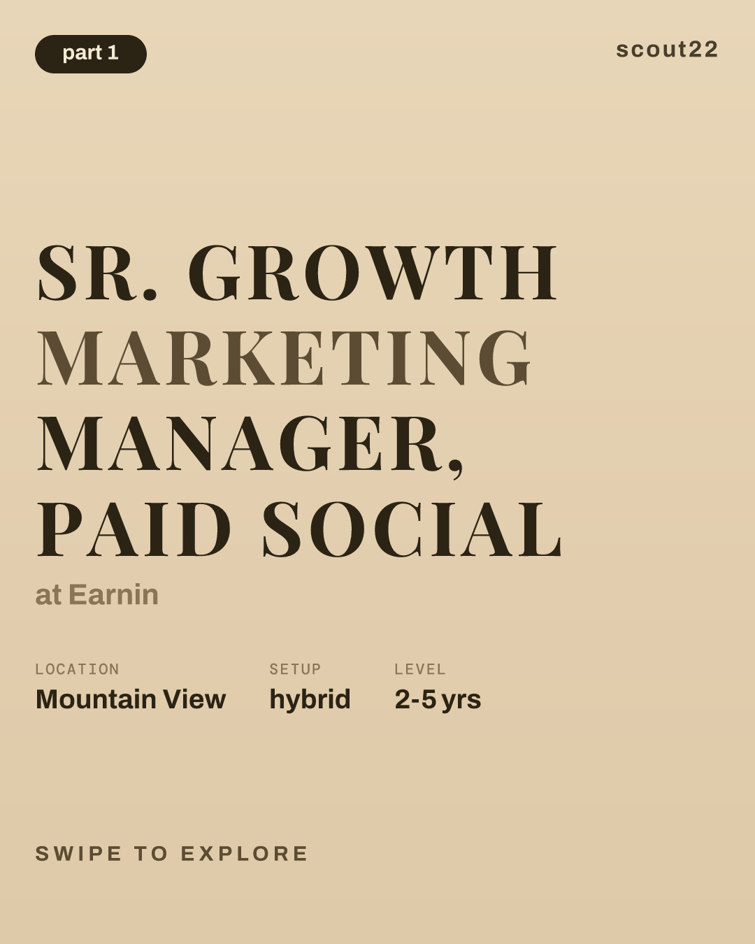 Sr. Growth Marketing Manager, Paid Social at Earnin