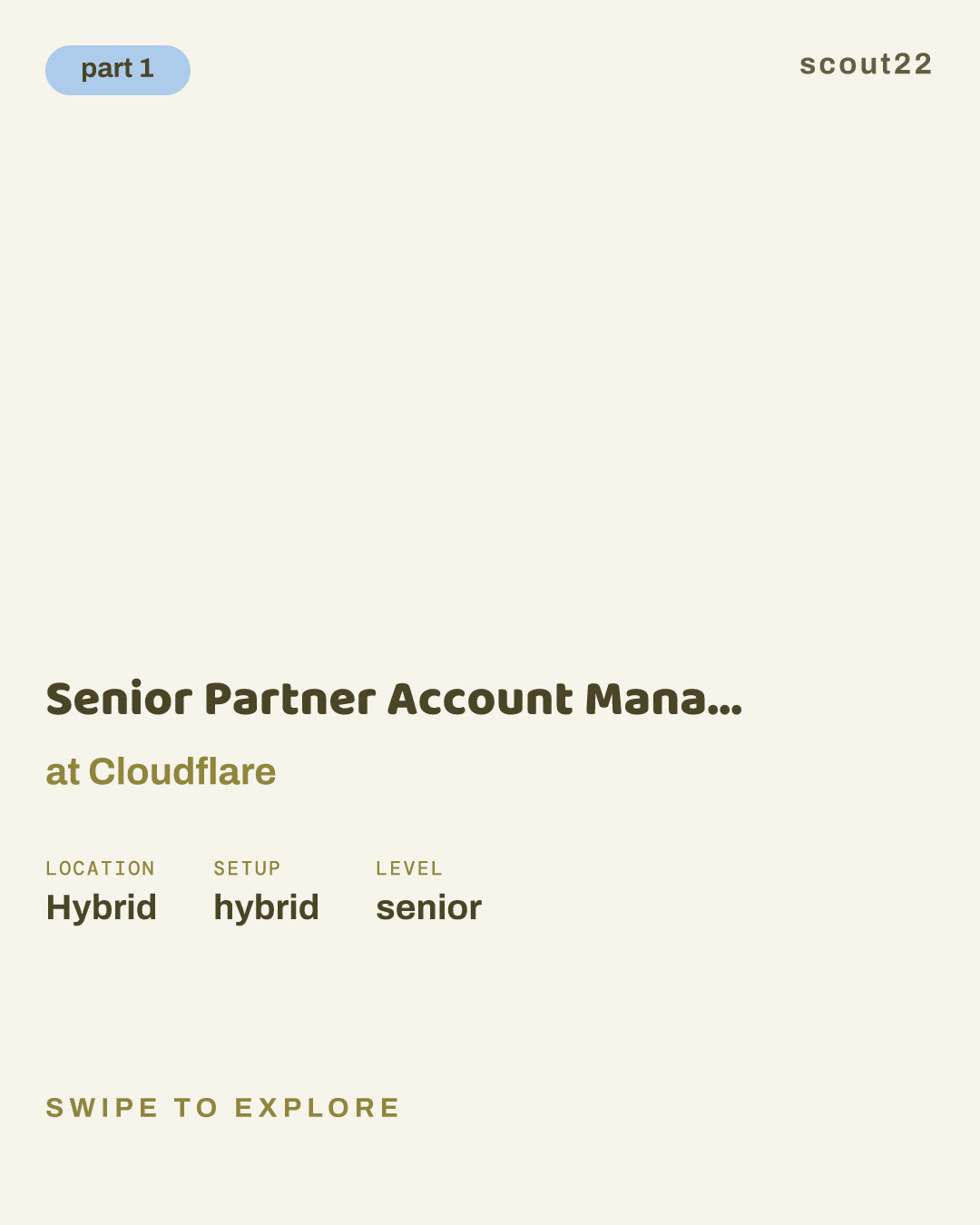 Senior Partner Account Manager, Japan (Based in Tokyo) at Cloudflare