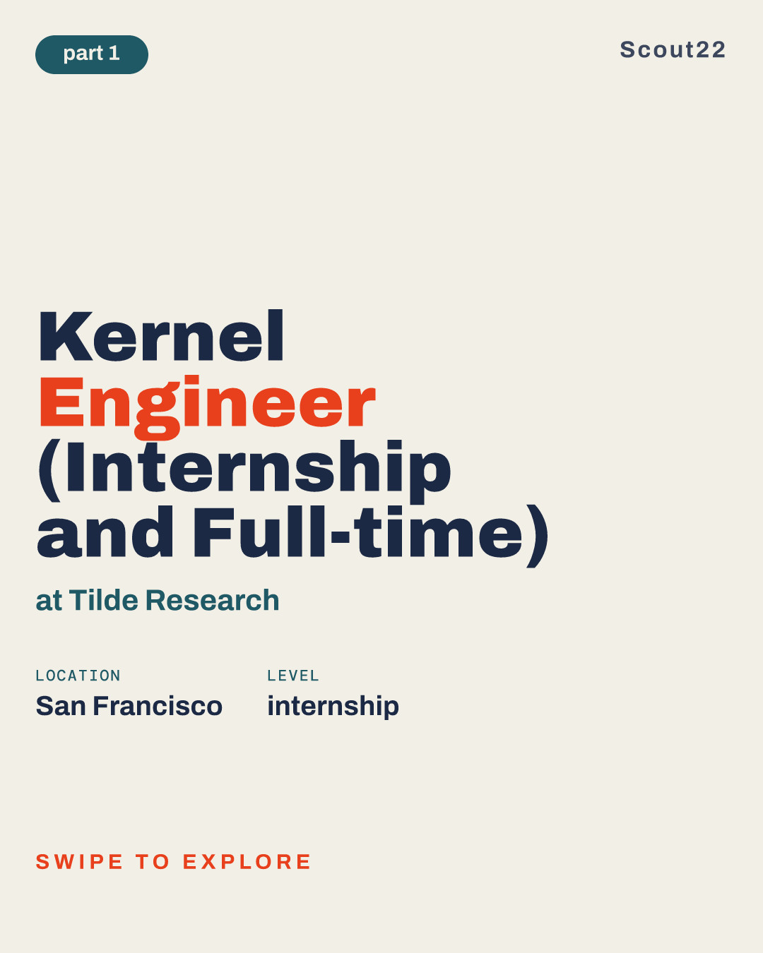 Kernel Engineer (Internship and Full-time) at Tilde Research
