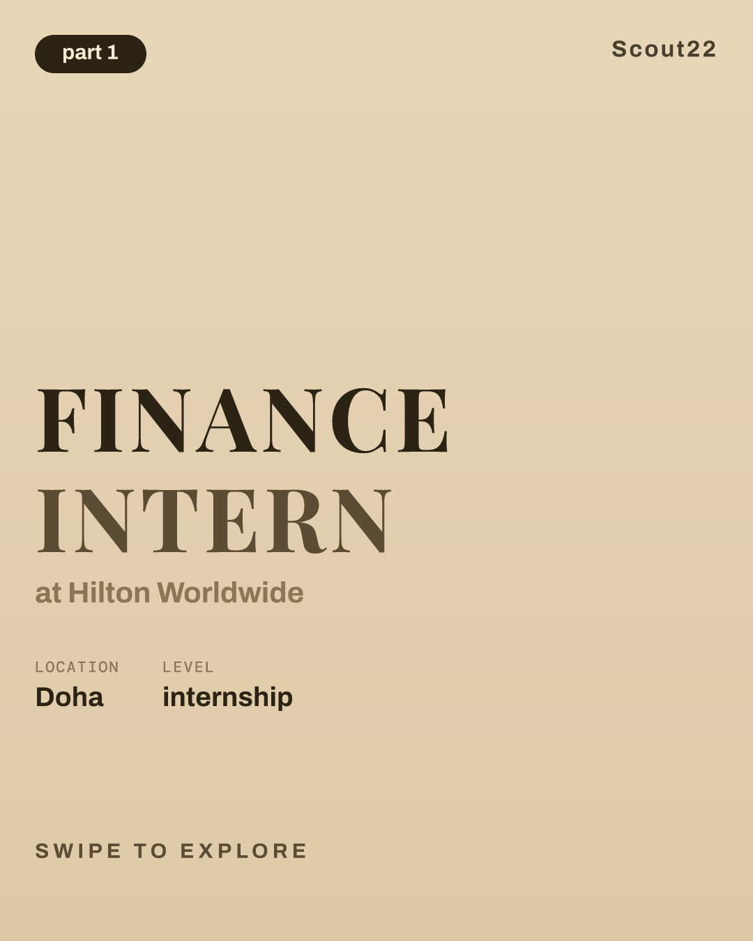 Finance Intern at Hilton Worldwide