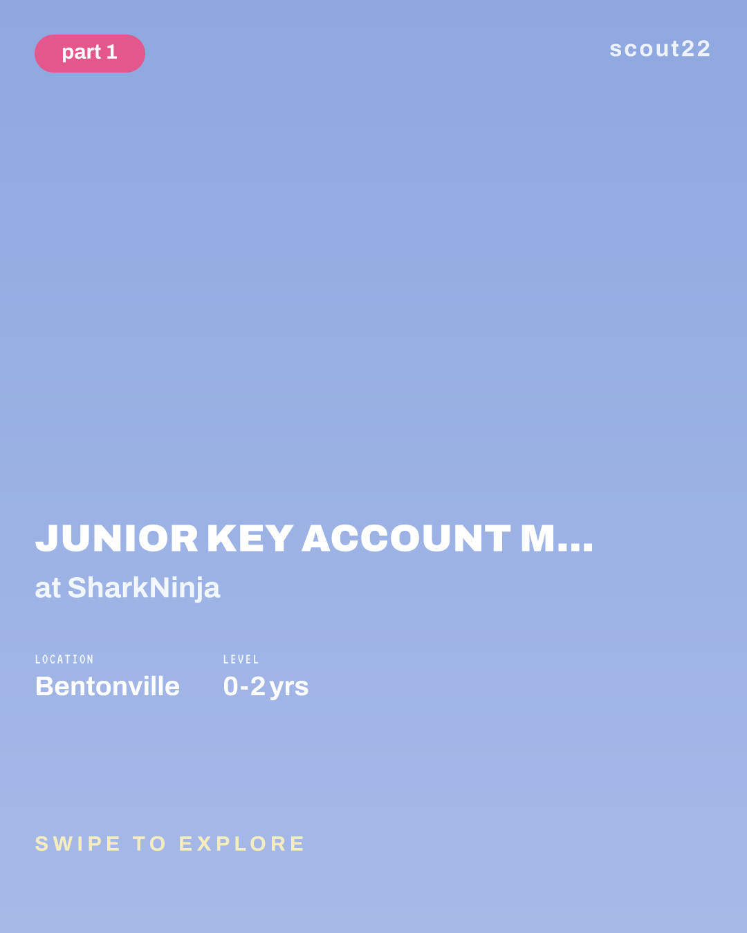 Junior Key Account Manager — Walmart, Ninja at SharkNinja