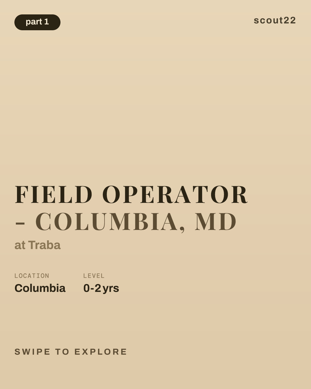 Field Operator - Columbia, MD at Traba