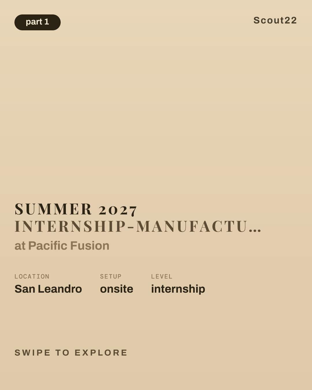 Summer 2027 Internship-Manufacturing Engineering at Pacific Fusion