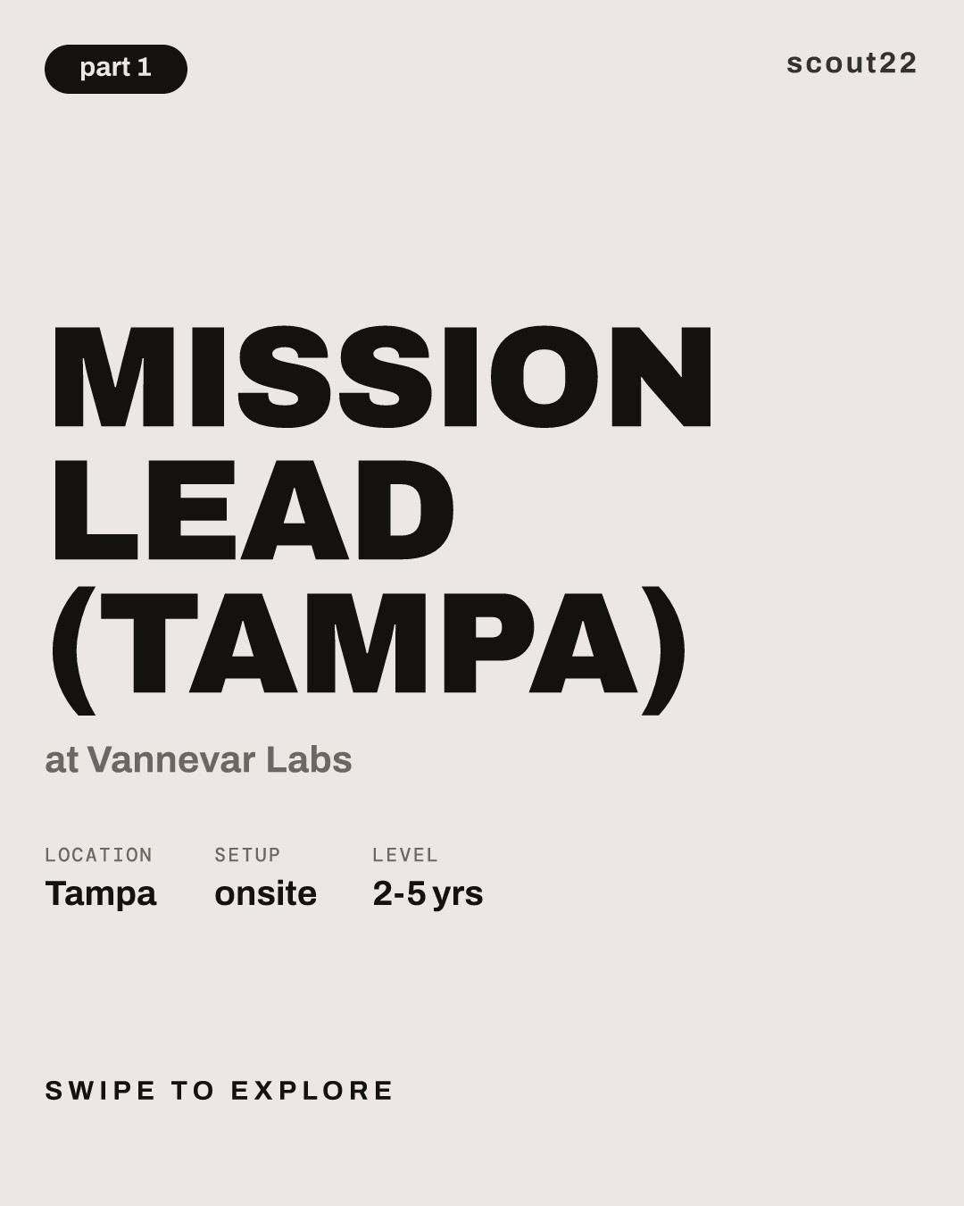 Mission Lead (Tampa) at Vannevar Labs