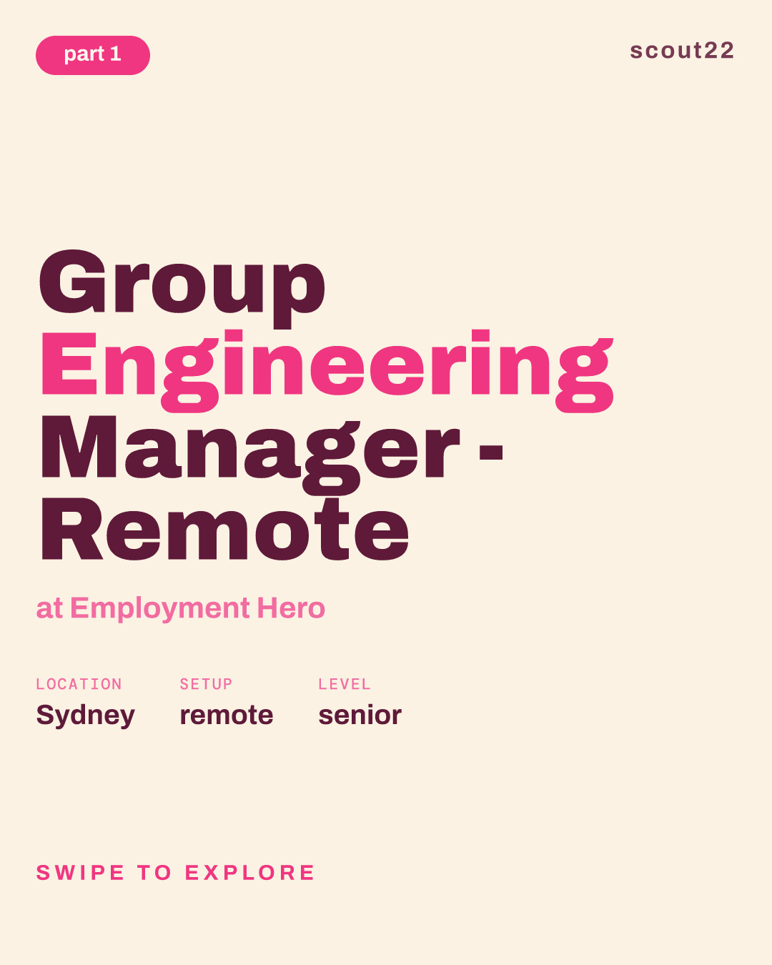 Group Engineering Manager - Remote at Employment Hero