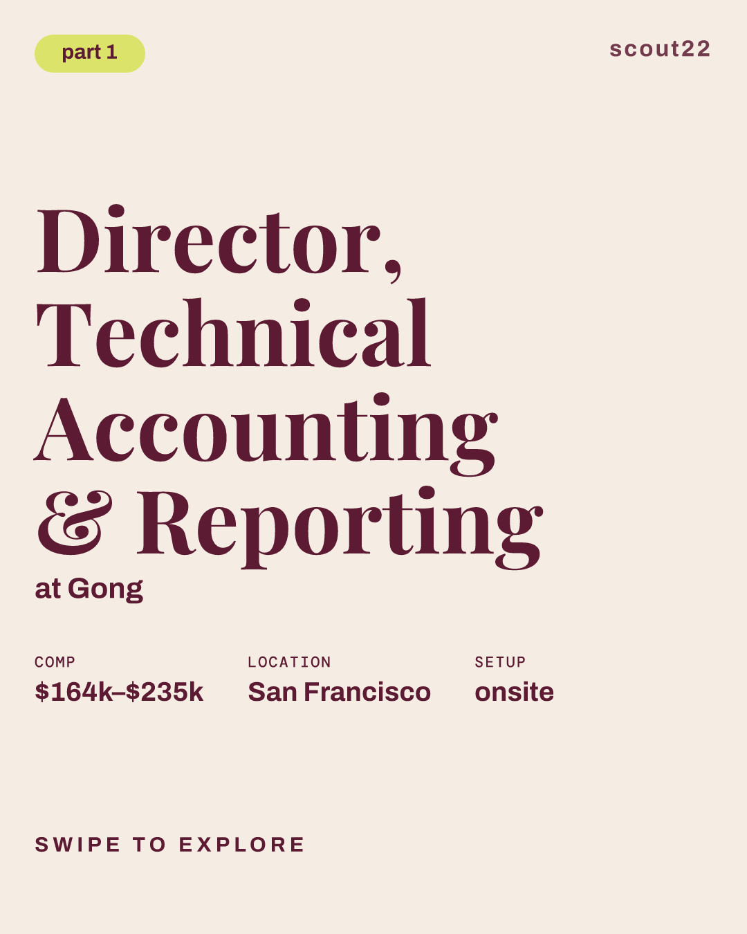 Director, Technical Accounting & Reporting at Gong