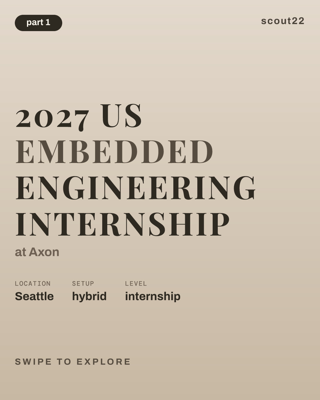 2027 US Embedded Engineering Internship at Axon