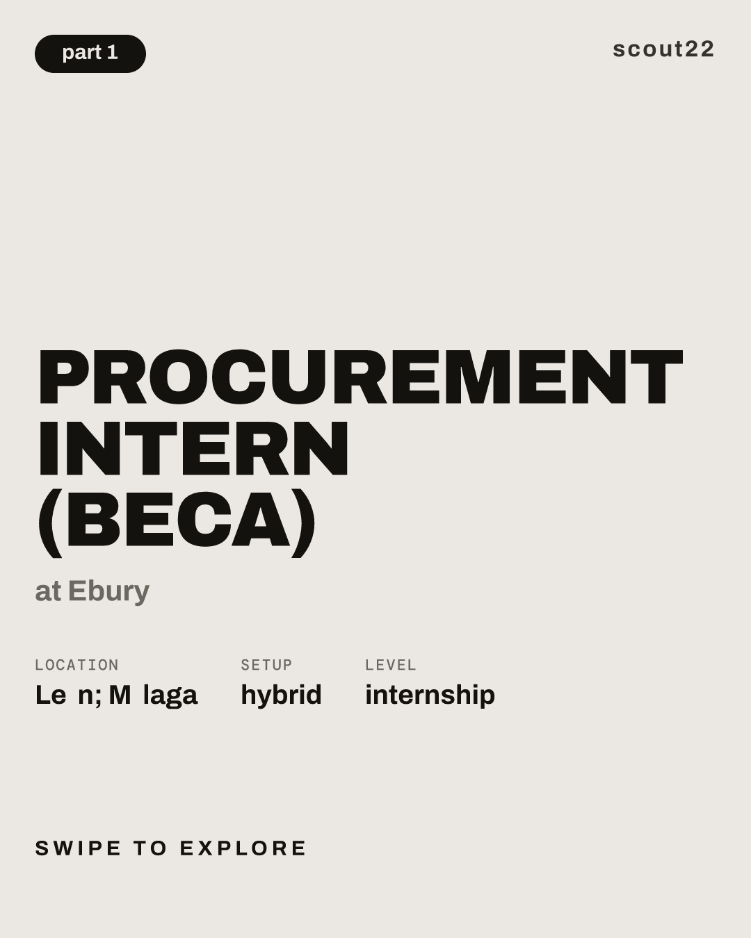 Procurement Intern (Beca) at Ebury