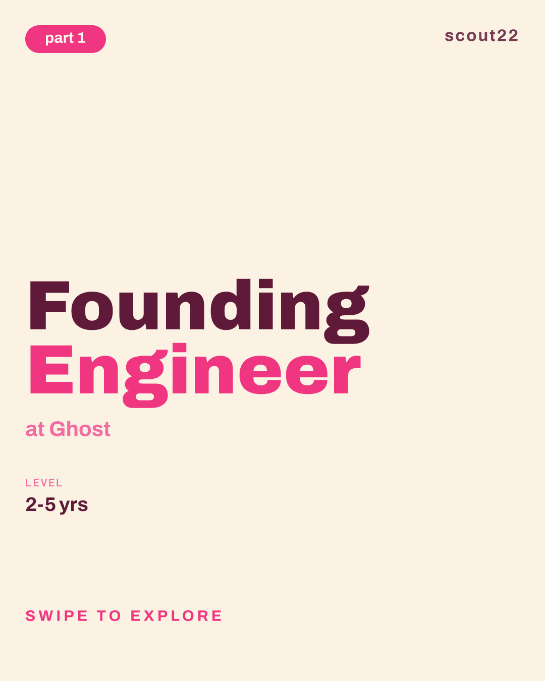 Founding Engineer at Ghost