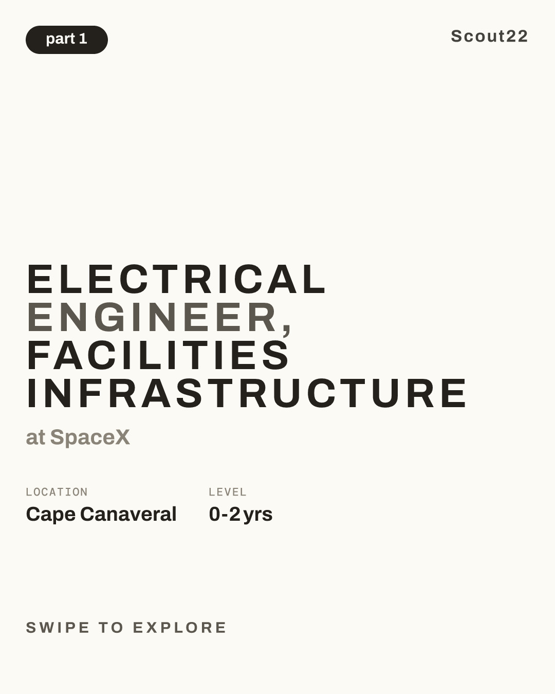 Electrical Engineer, Facilities Infrastructure at SpaceX