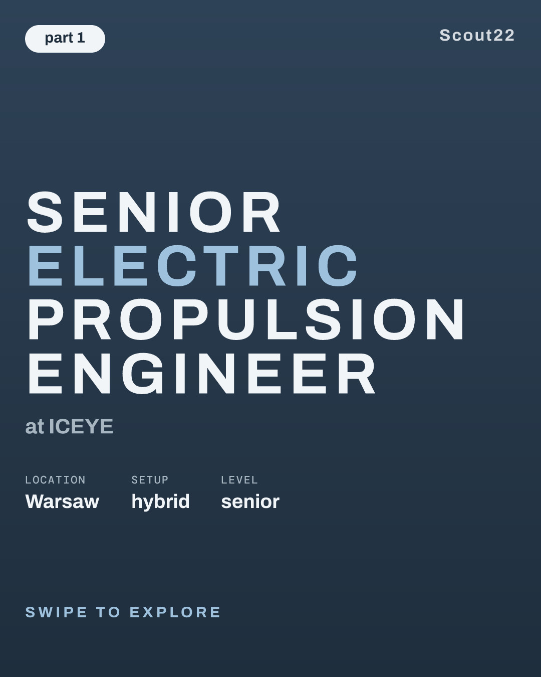 Senior Electric Propulsion Engineer at ICEYE
