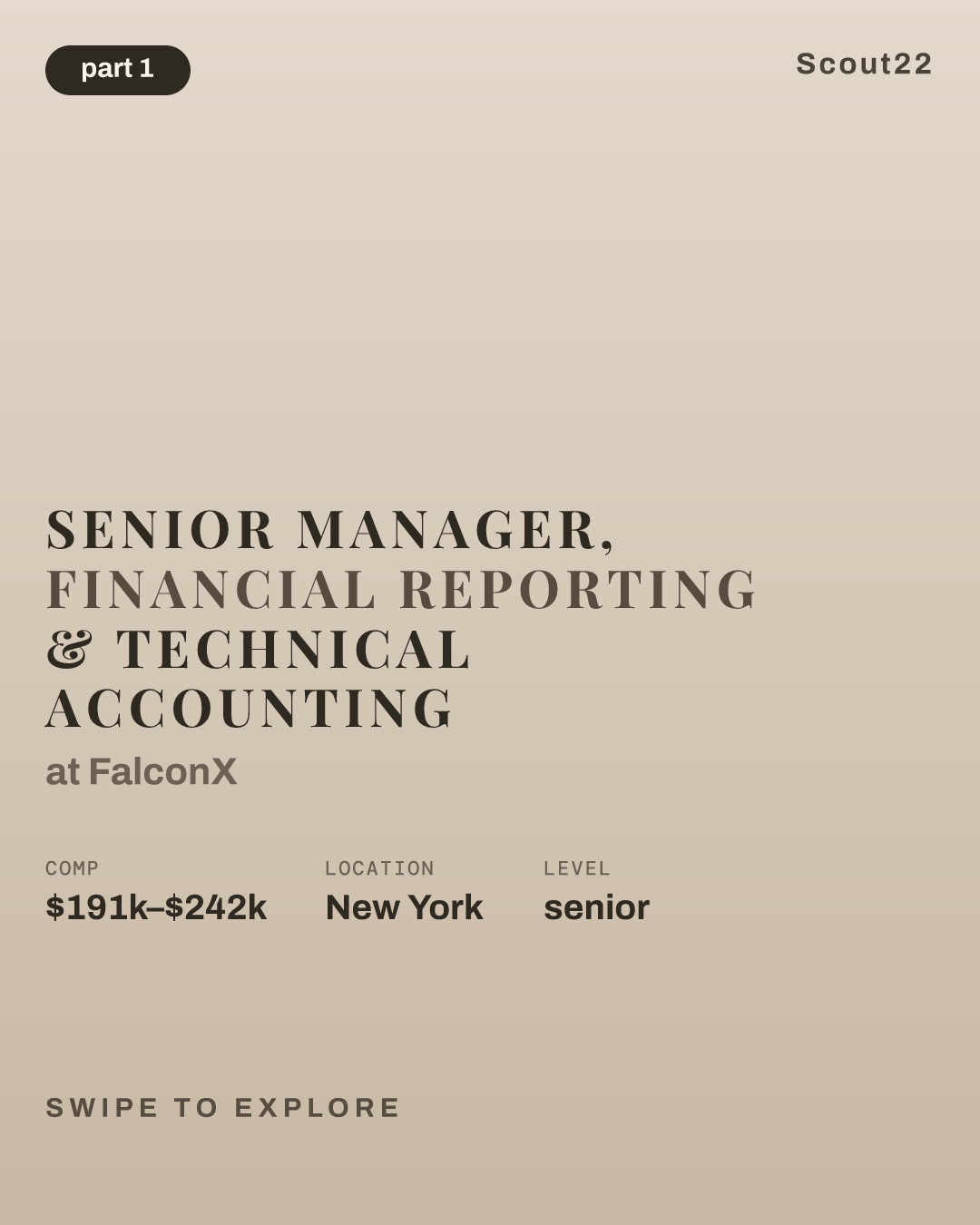 Senior Manager, Financial Reporting & Technical Accounting at FalconX