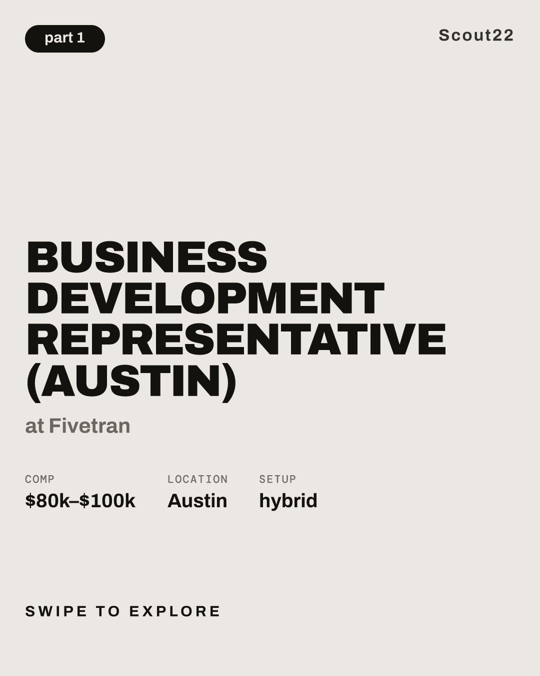 Business Development Representative (Austin) at Fivetran