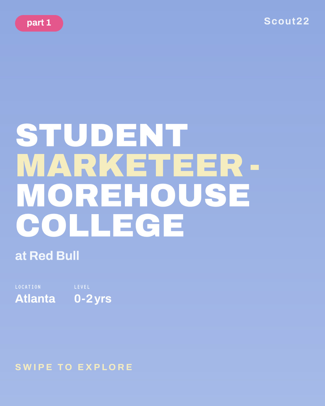 Student Marketeer - Morehouse College at Red Bull