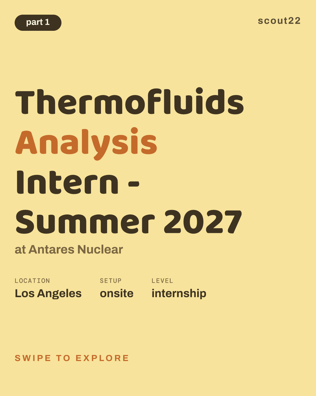 Thermofluids Analysis Intern - Summer 2027 at Antares Nuclear