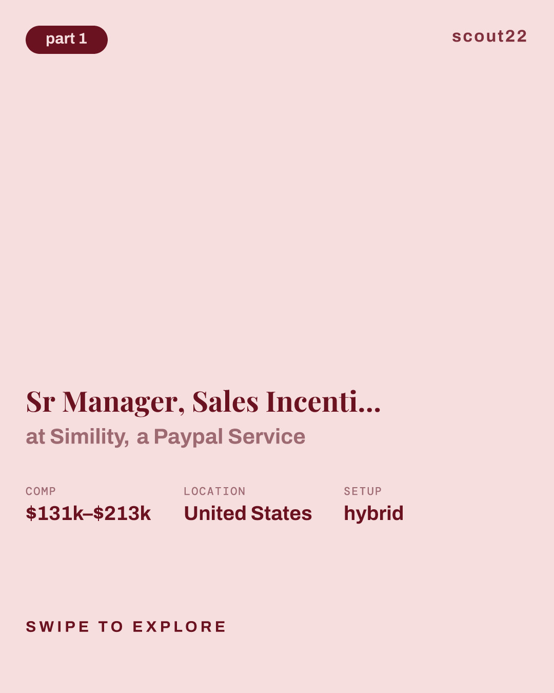 Sr Manager, Sales Incentive Compensation at Simility, a Paypal Service