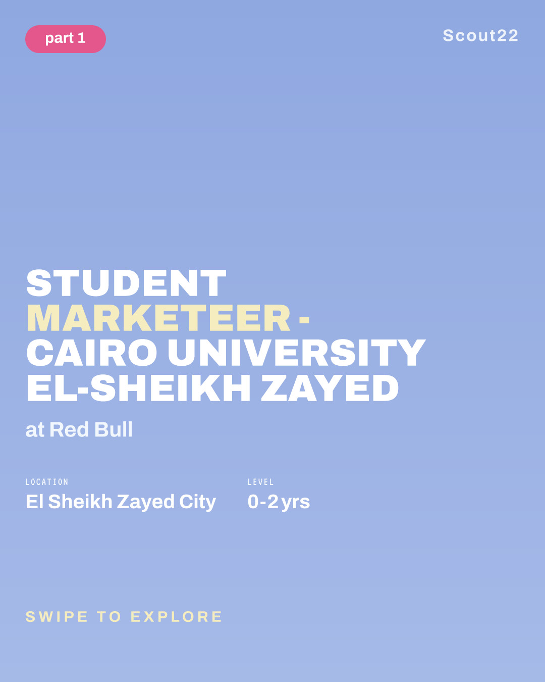 Student Marketeer - Cairo University El-Sheikh Zayed at Red Bull