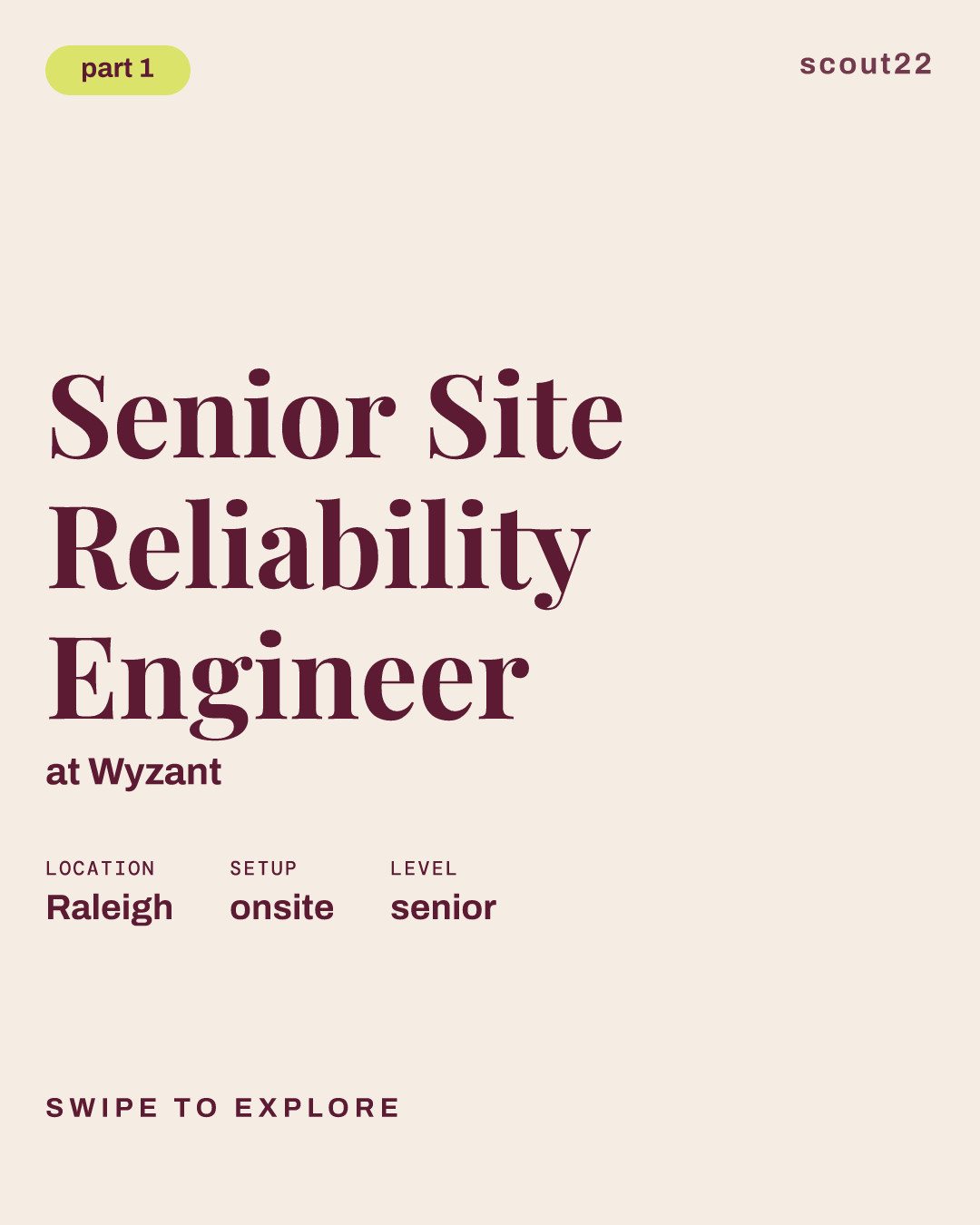 Senior Site Reliability Engineer at Wyzant