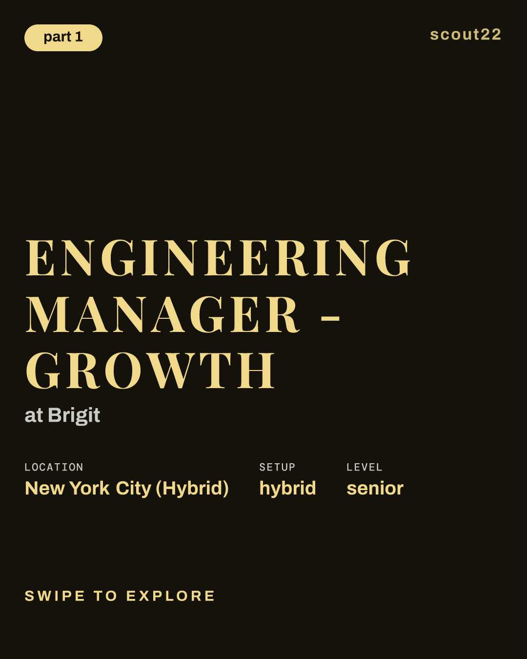 Engineering Manager - Growth at Brigit