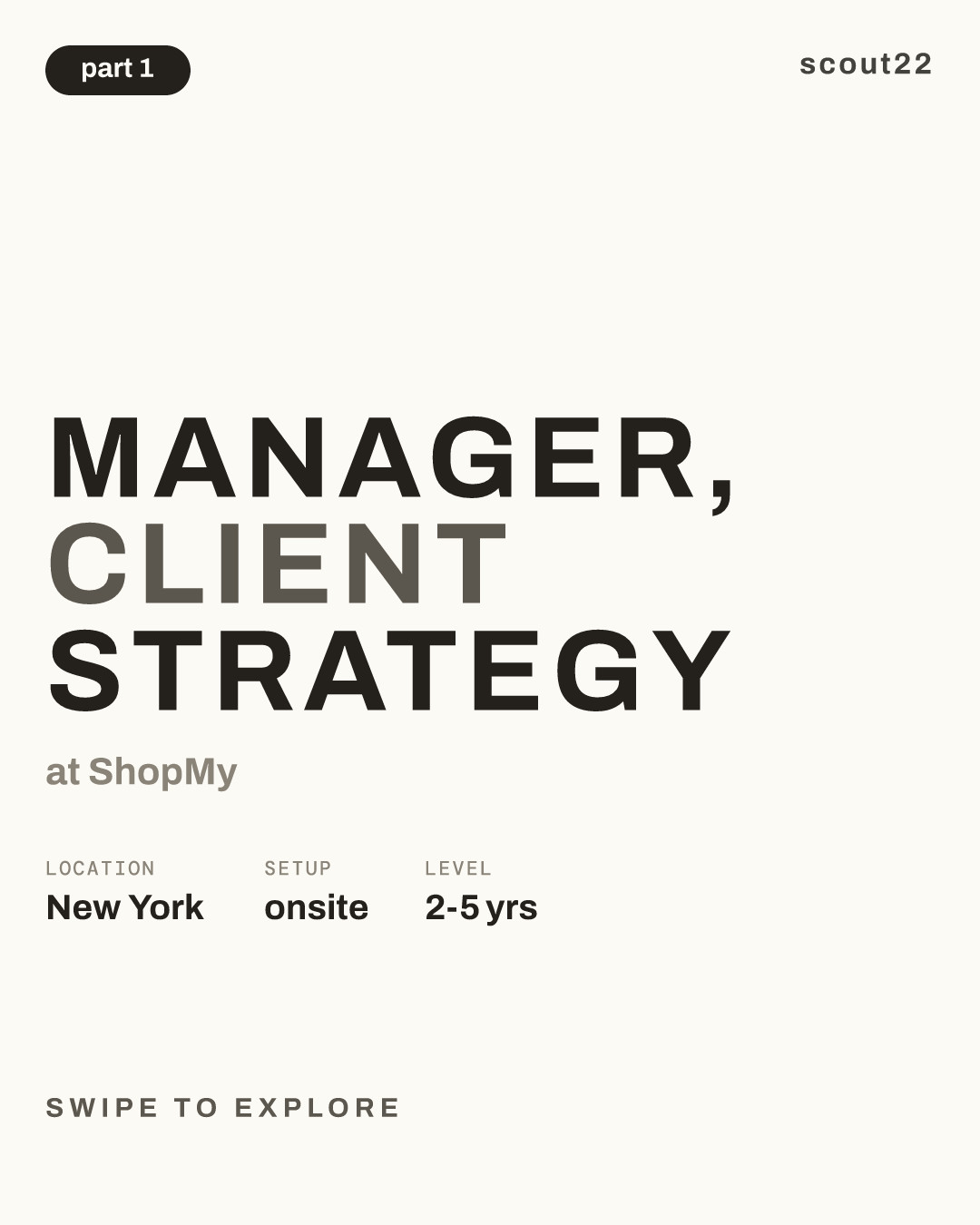 Manager, Client Strategy at ShopMy