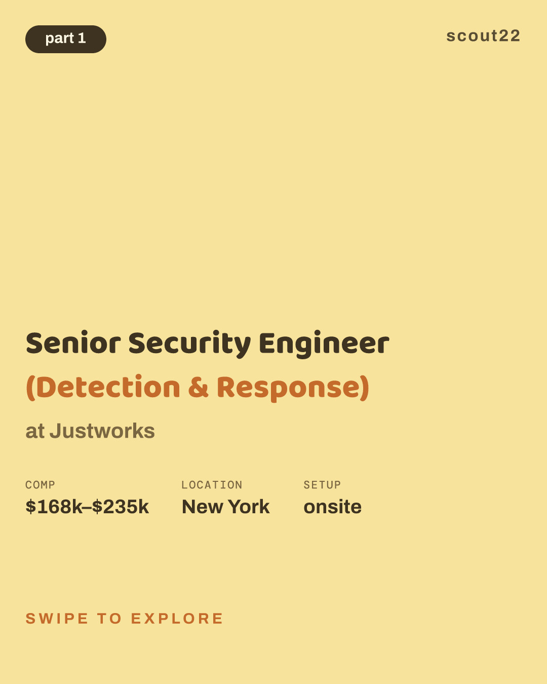 Senior Security Engineer (Detection & Response) at Justworks