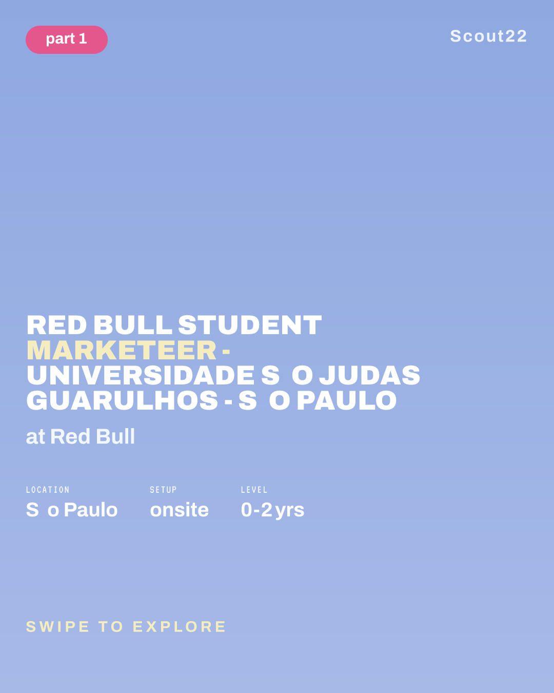 Red Bull Student Marketeer - Universidade São Judas Guarulhos - São Paulo at Red Bull