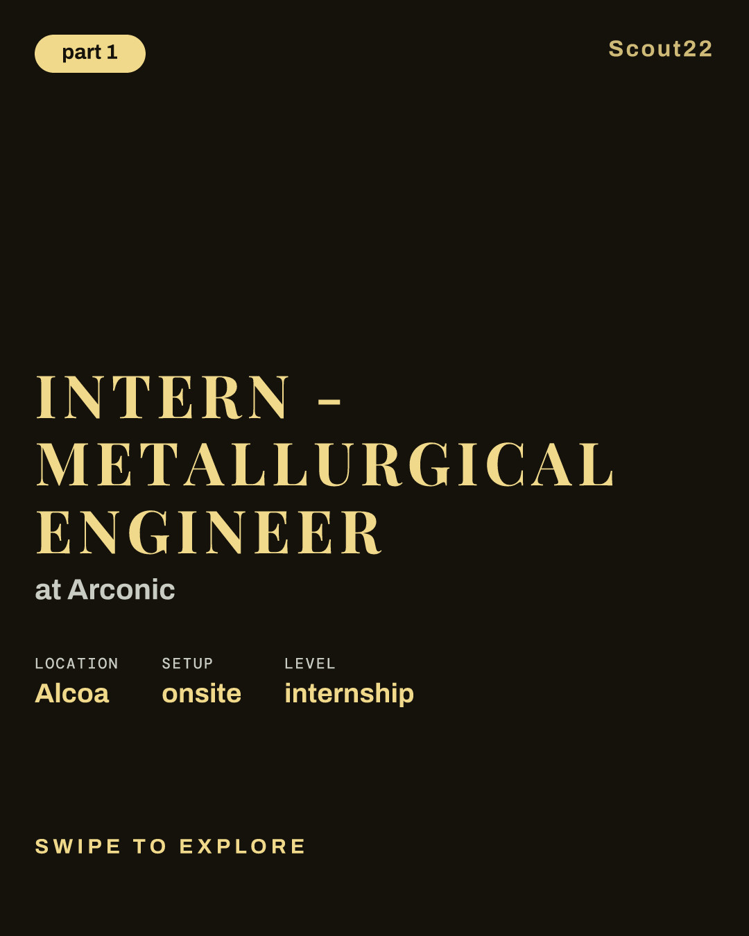 Intern - Metallurgical Engineer at Arconic