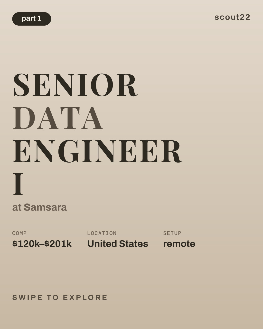 Senior Data Engineer I at Samsara