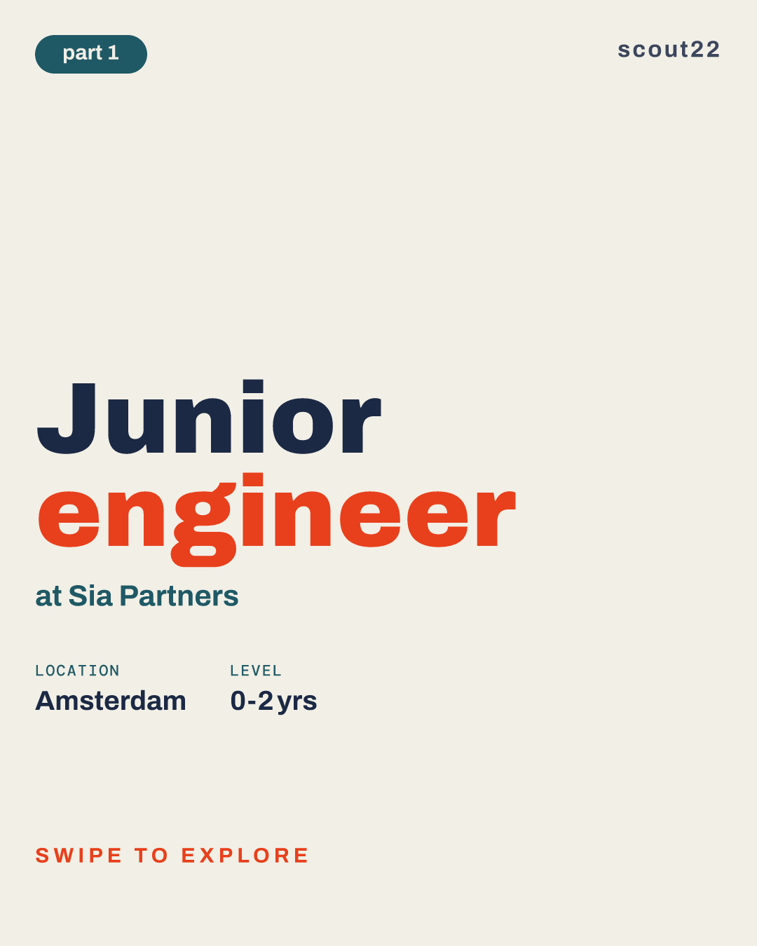 Junior engineer at Sia Partners