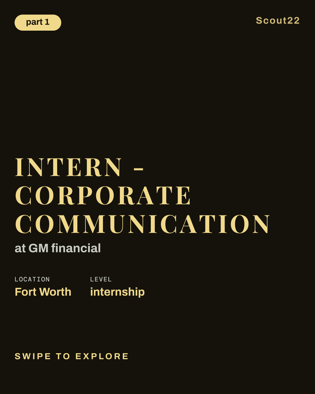 Intern - Corporate Communication at GM financial