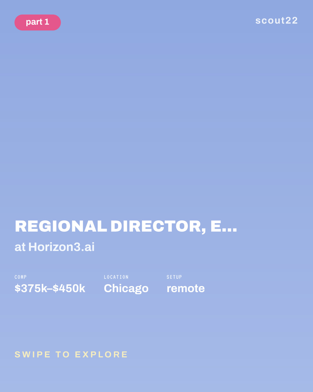 Regional Director, Enterprise Sales - North Central at Horizon3.ai