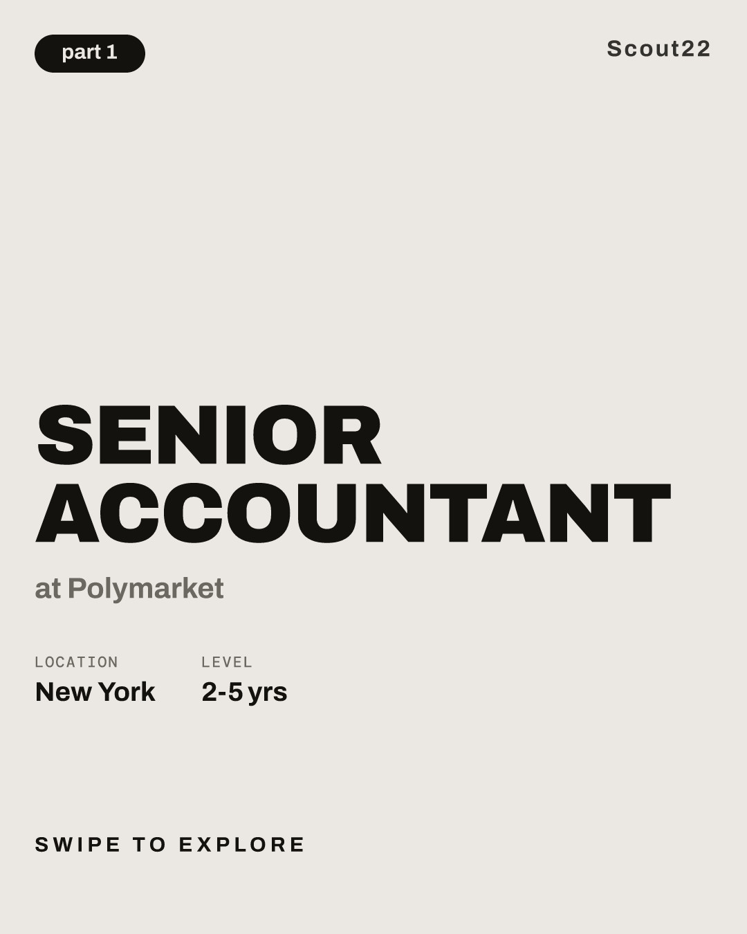 Senior Accountant at Polymarket