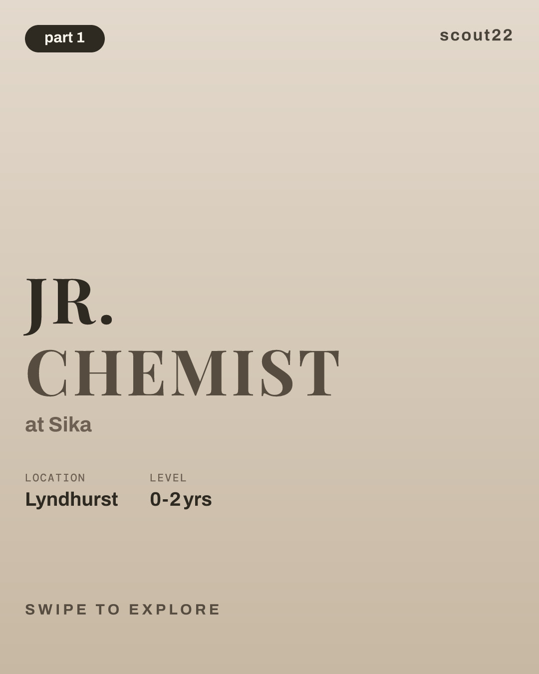 Jr. Chemist at Sika