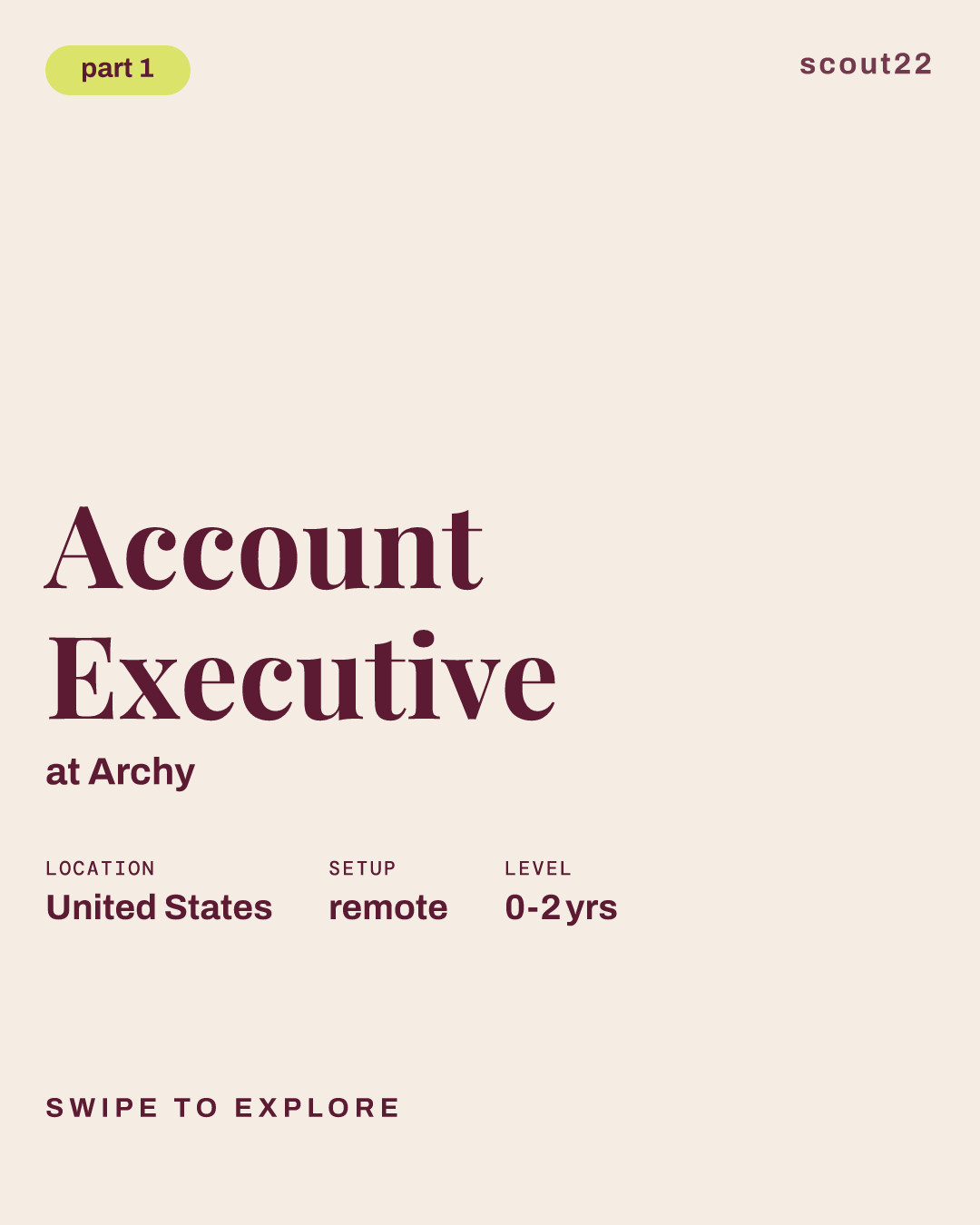 Account Executive at Archy