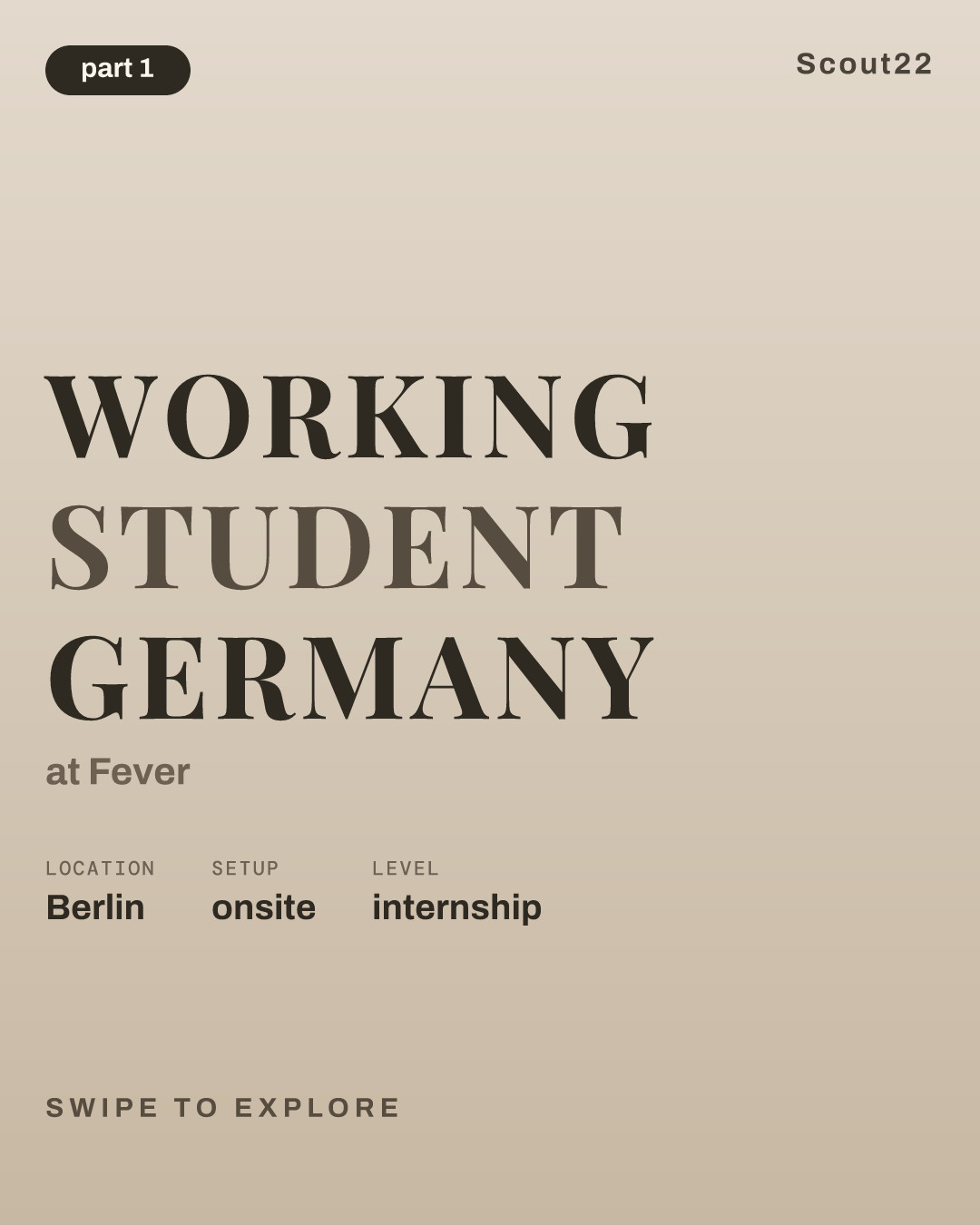 Working Student Germany at Fever