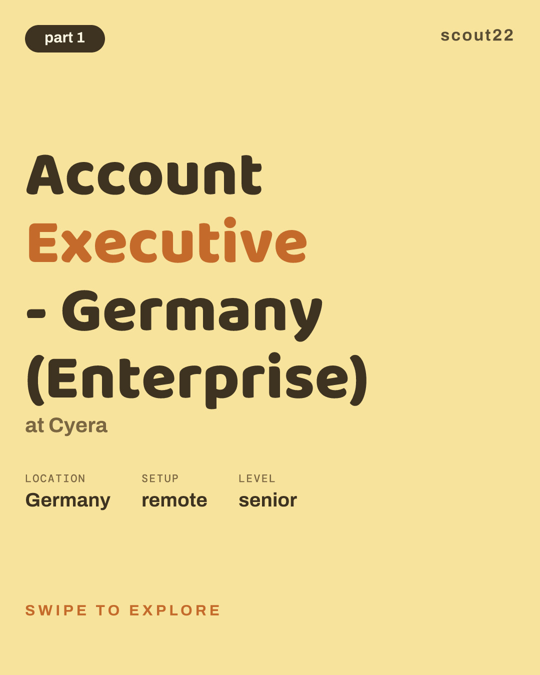 Account Executive - Germany (Enterprise) at Cyera
