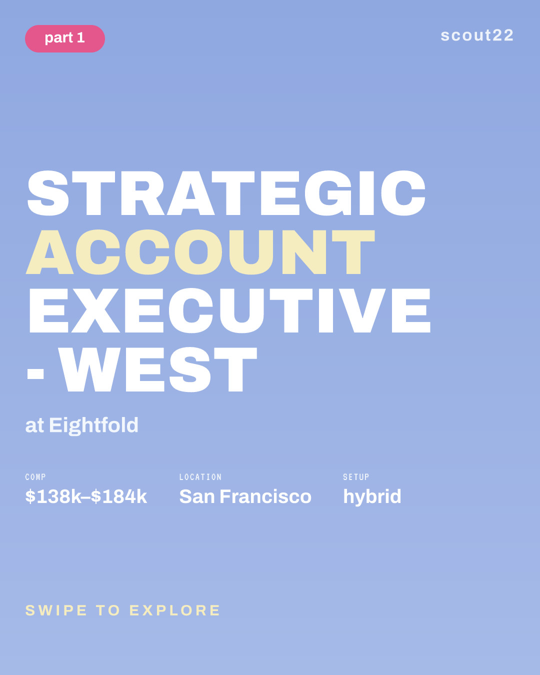 Strategic Account Executive - West at Eightfold