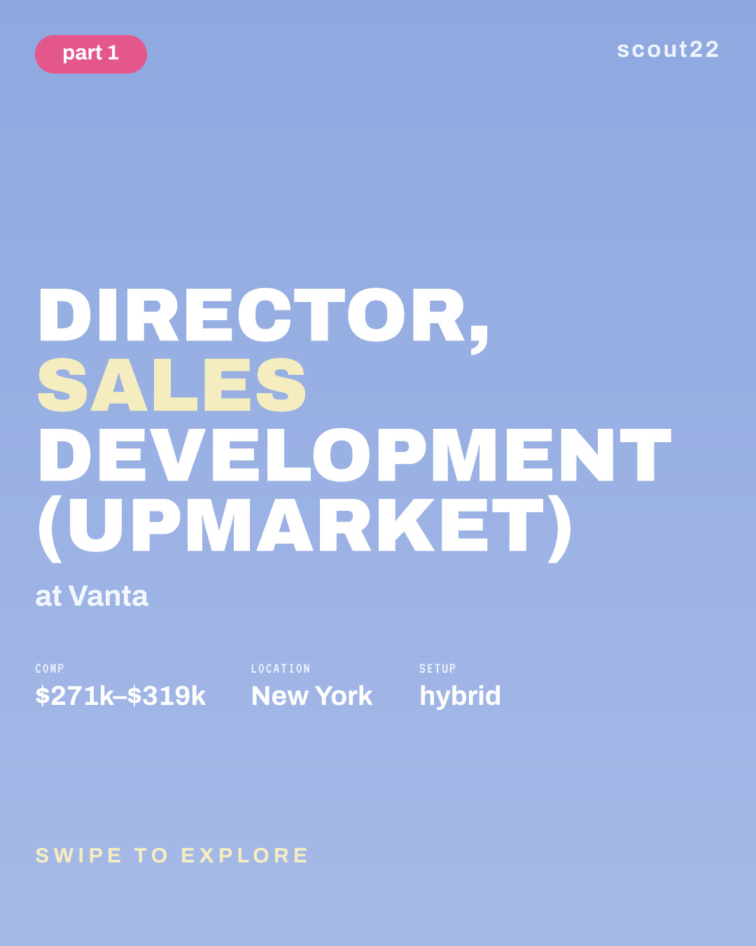 Director, Sales Development (Upmarket) at Vanta