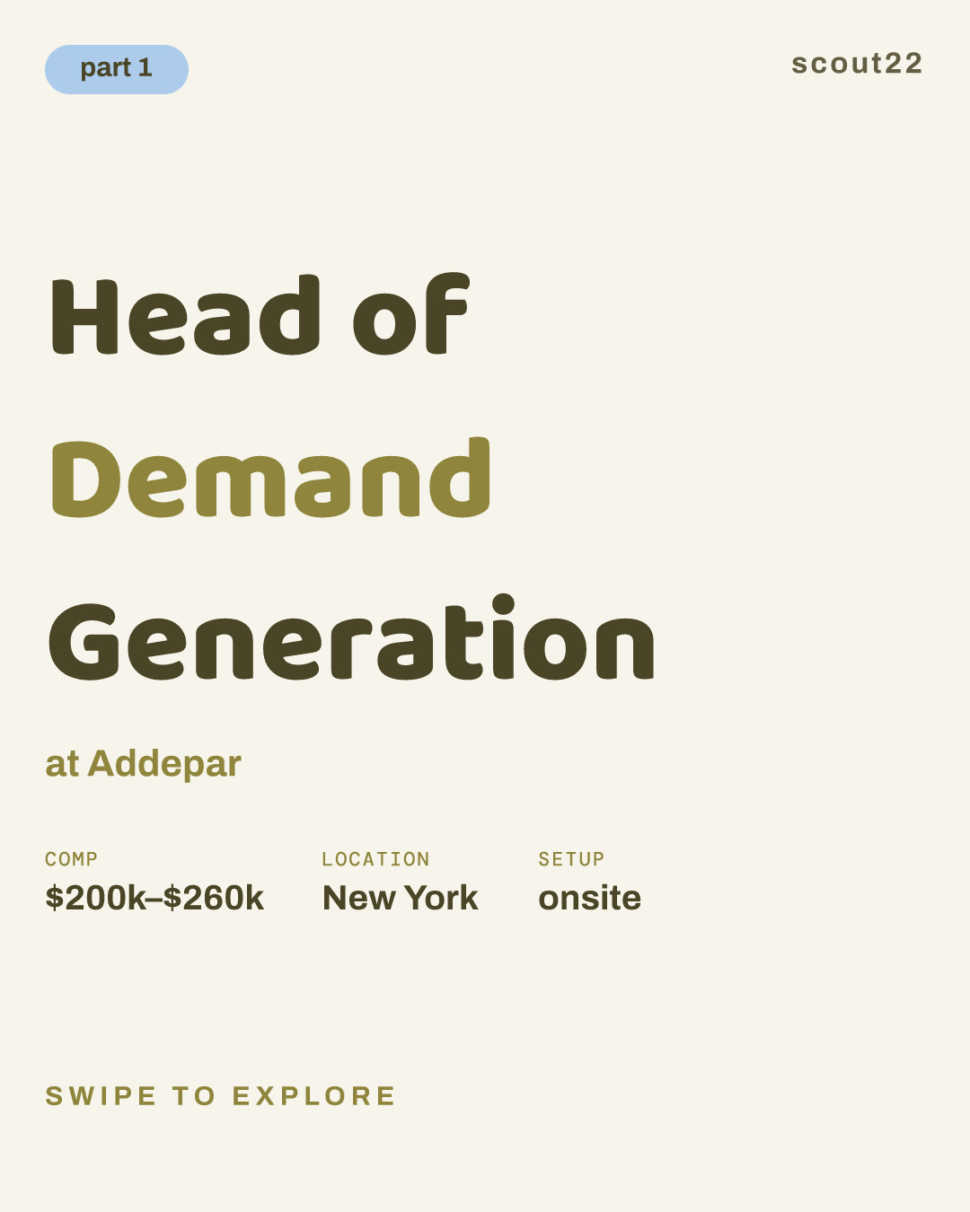Head of Demand Generation at Addepar