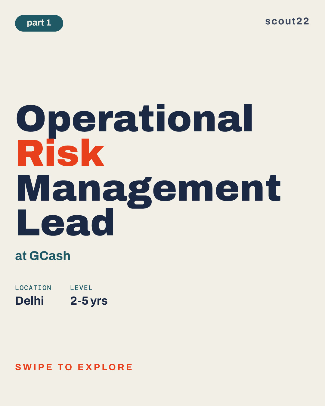 Operational Risk Management Lead at GCash